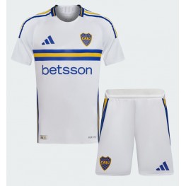 Boca Juniors Uit tenue Kids 2024-25 Korte Mouw (+ Korte broeken)